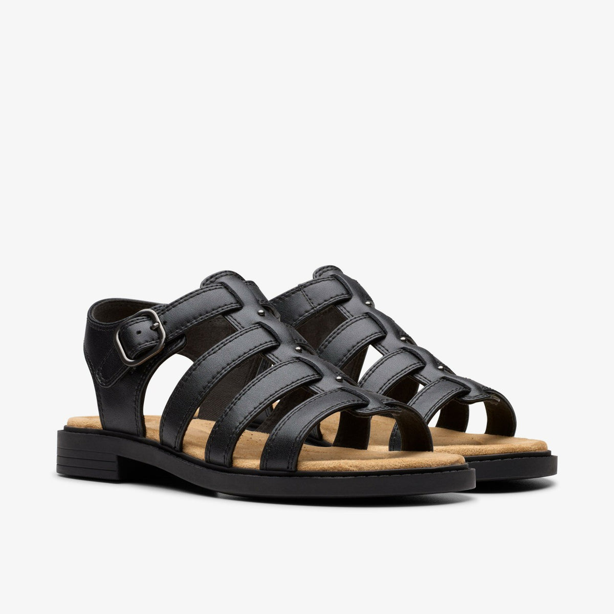 Clarks Women Trivanni Lux Black Leather