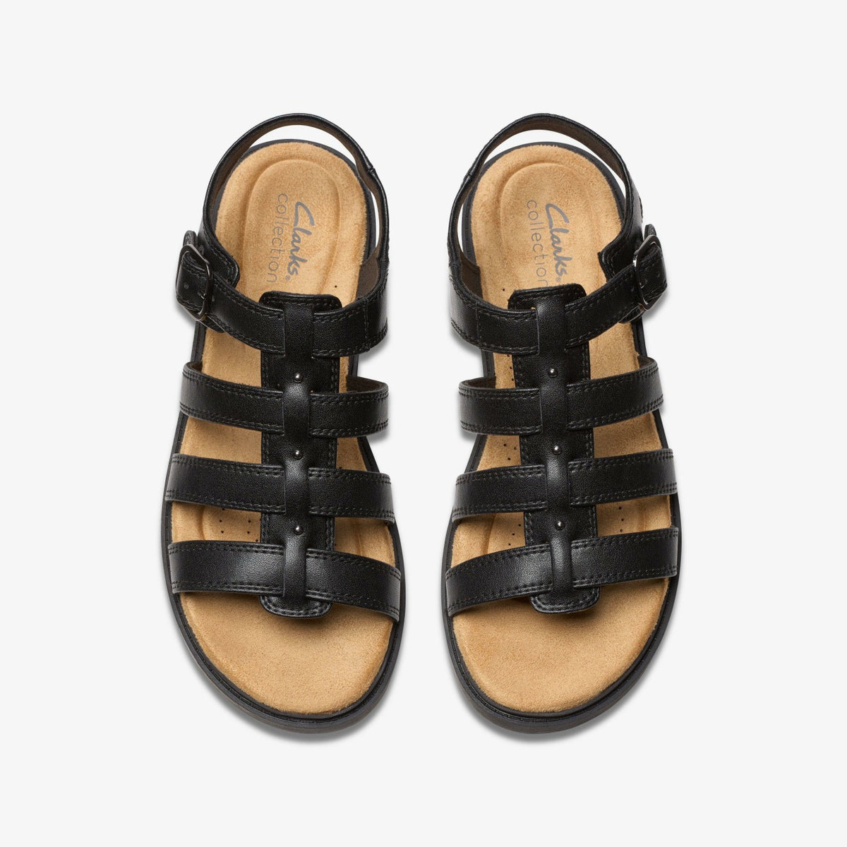 Clarks Women Trivanni Lux Black Leather