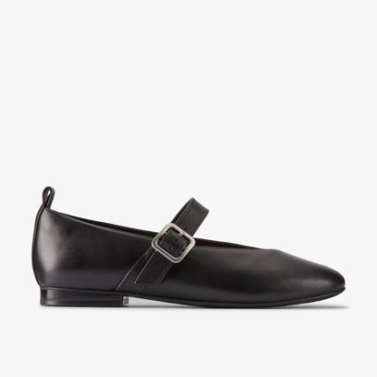 Clarks Women Fawna Bar Black Leather