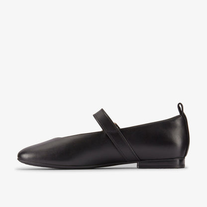 Clarks Women Fawna Bar Black Leather