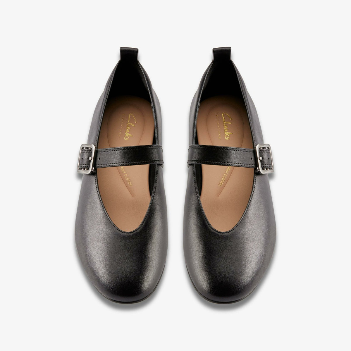 Clarks Women Fawna Bar Black Leather