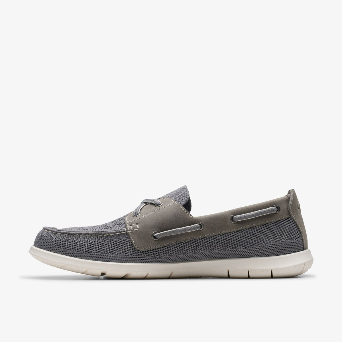 Clarks Men Flexway Tie Grey Combination
