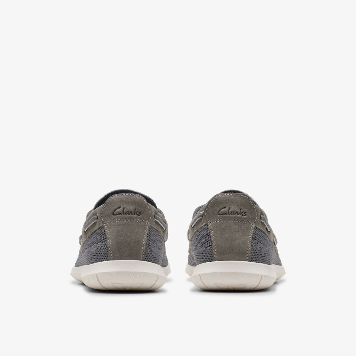 Clarks Men Flexway Tie Grey Combination