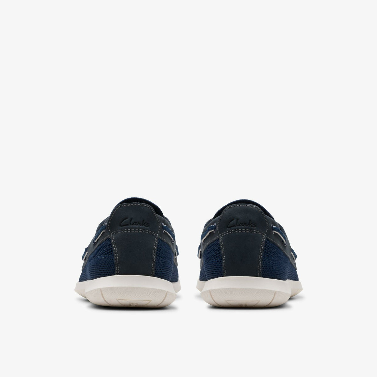 Clarks Men Flexway Tie Navy Combination
