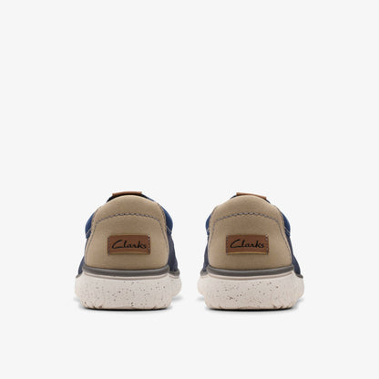 Clarks Men Relax Lite Lace Navy Combination
