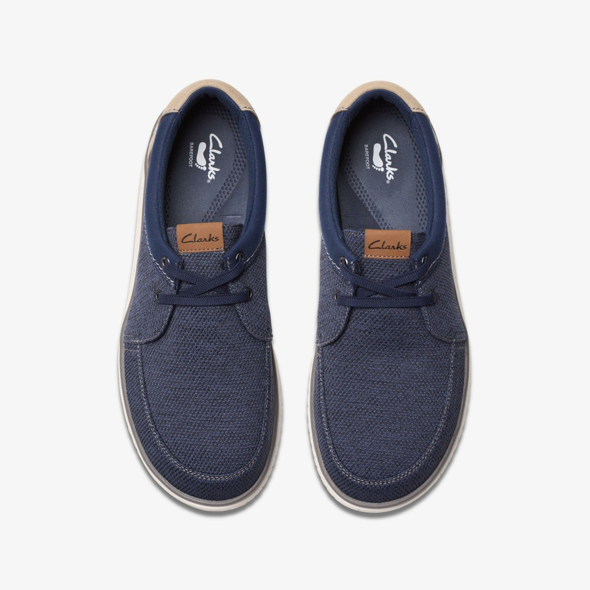 Clarks Men Relax Lite Lace Navy Combination
