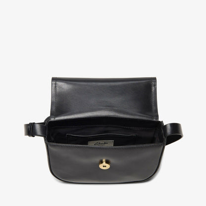 Clarks Women Casual Cross 3 Black Leather