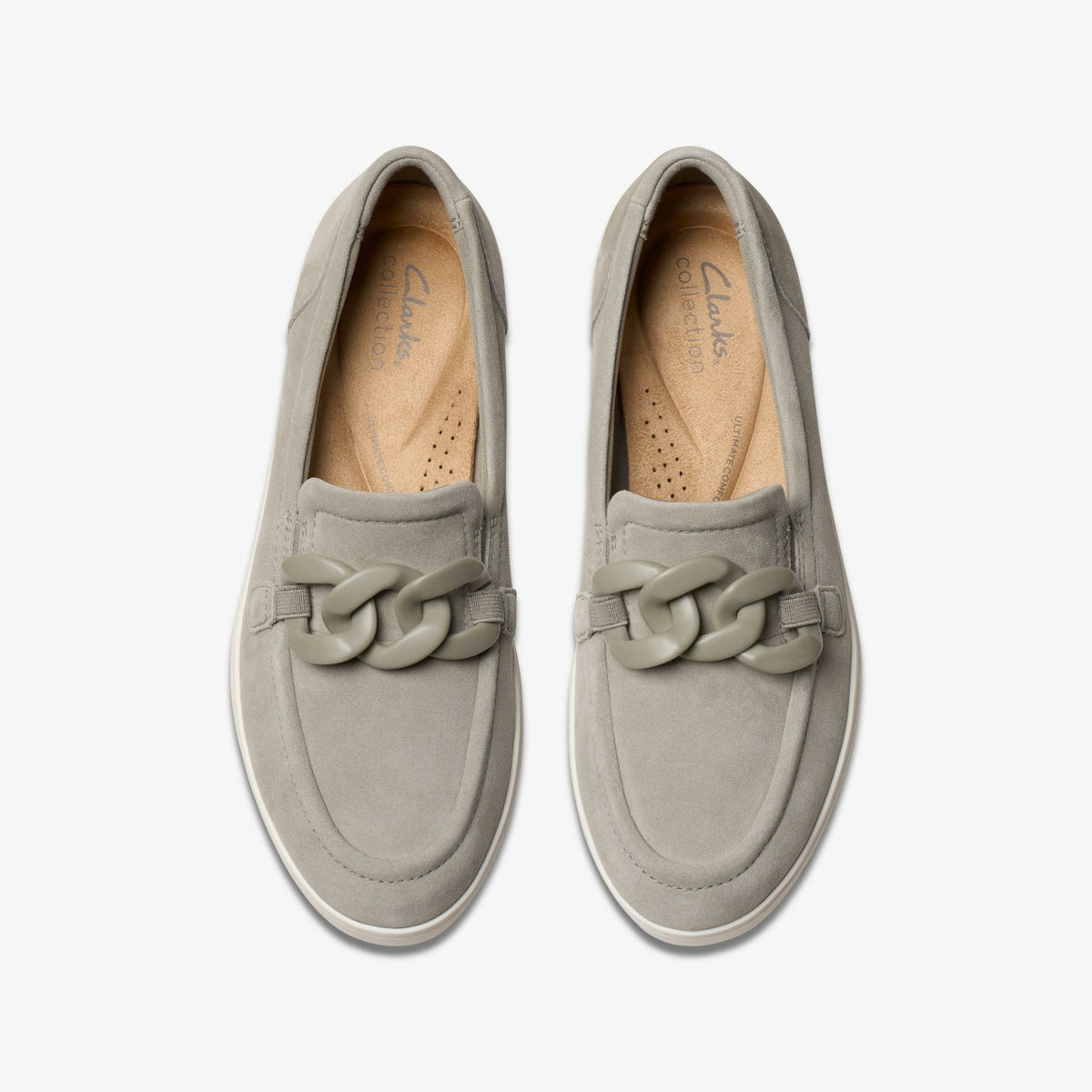 Clarks Women Zylah May Stone Suede