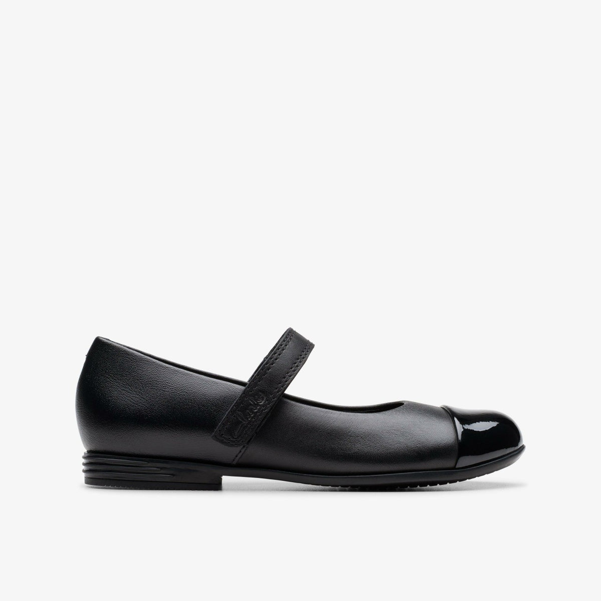 Clarks Kids Finja Gem Kid Black Leather
