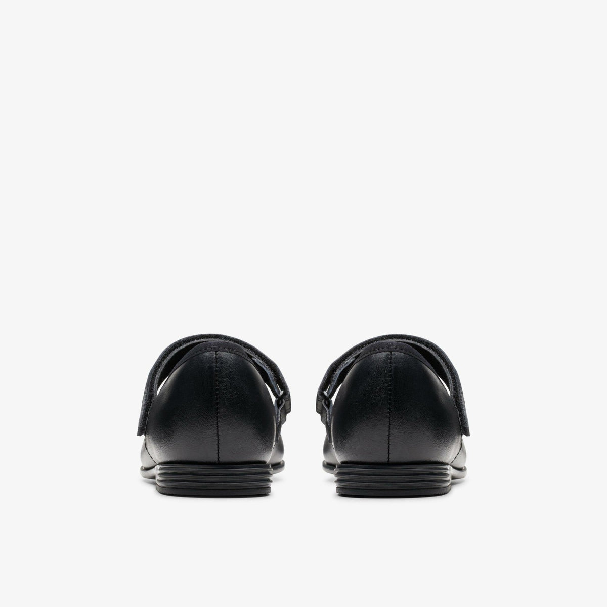 Clarks Kids Finja Tap Older Black Leather