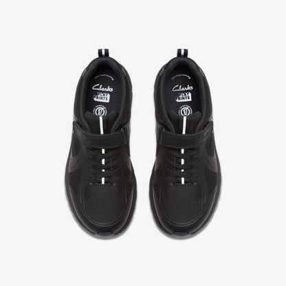 Clarks Kids Selva Edge Kid Black