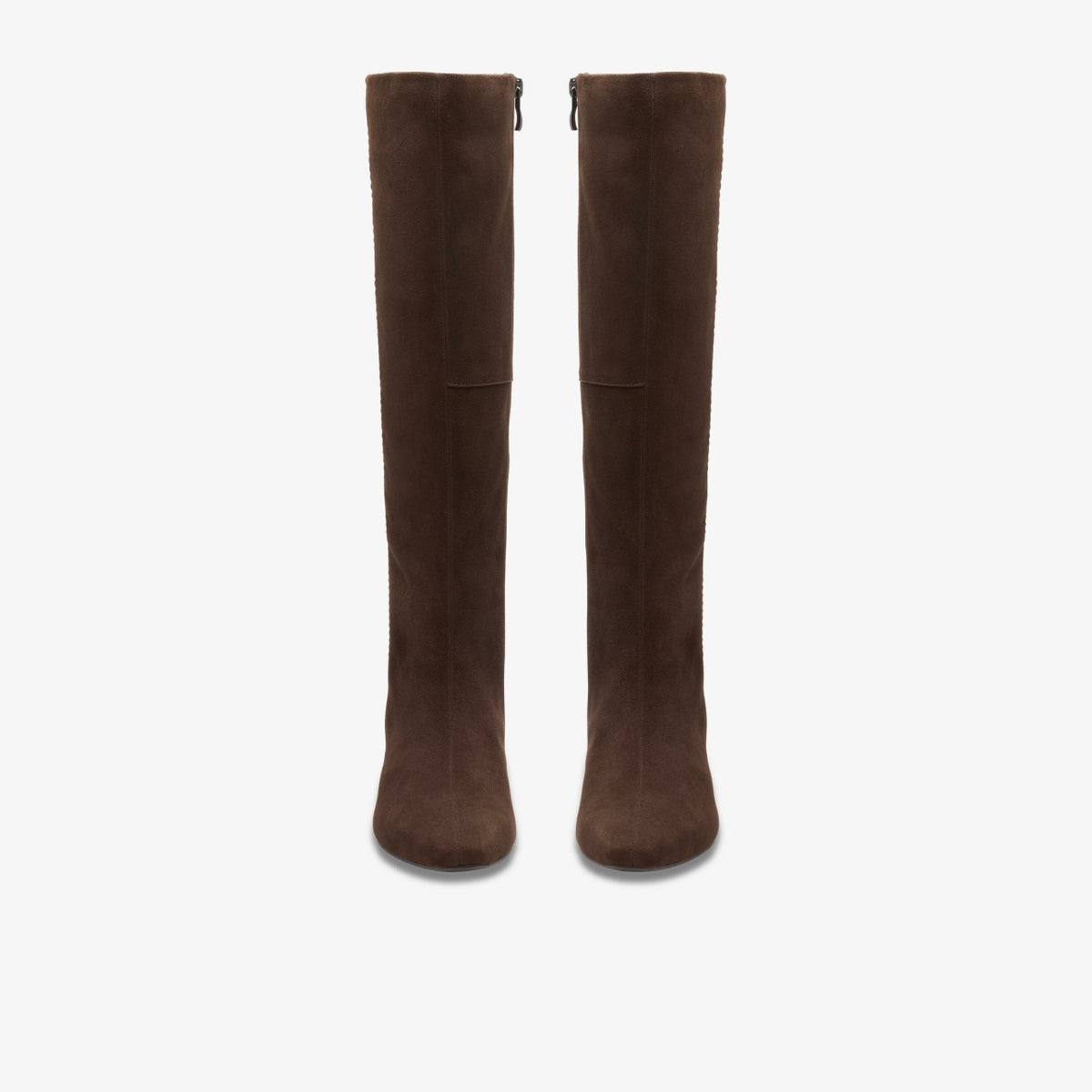 Clarks Women Edina Tall Dark Brown Suede