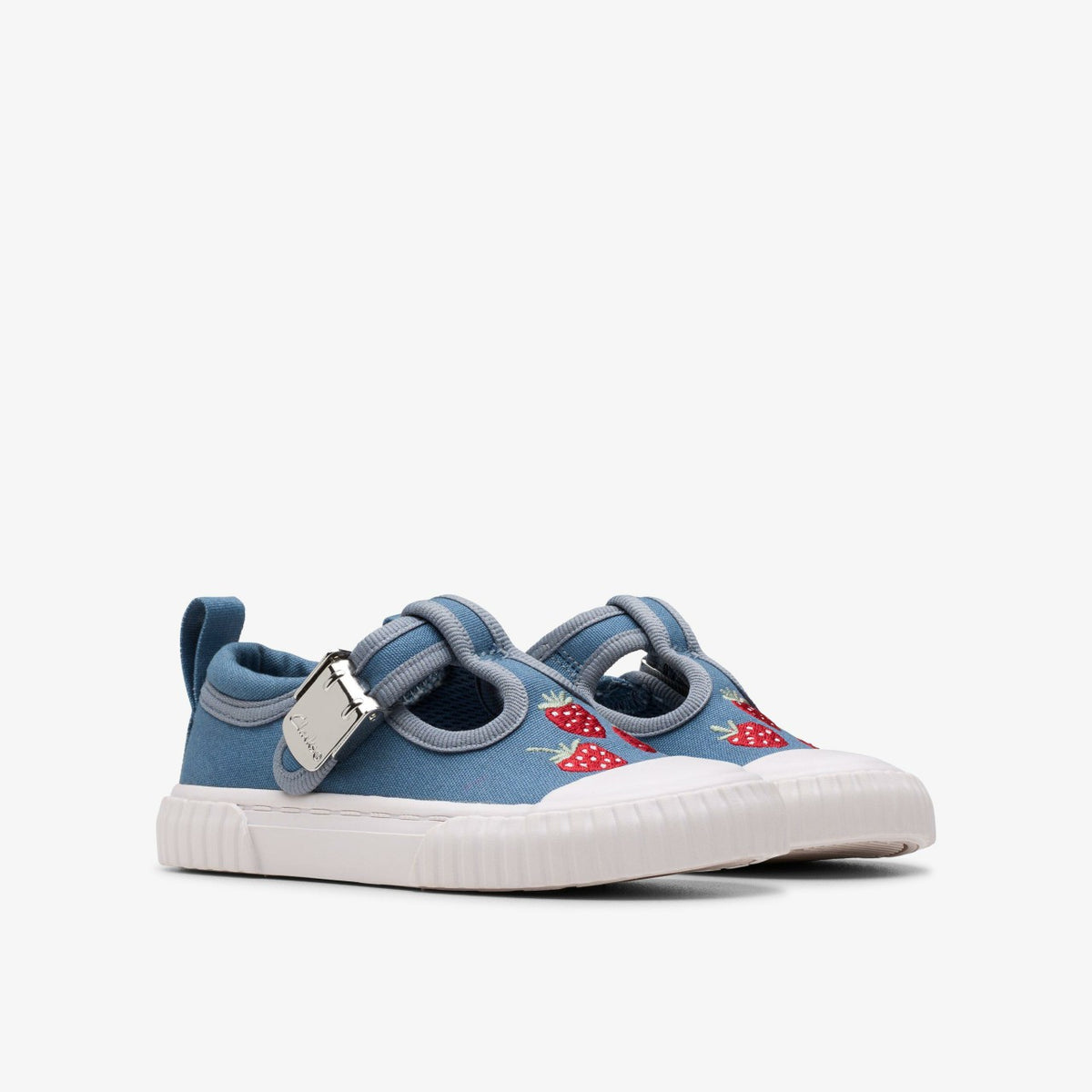 Clarks Kids|Babies Foxing Berry Toddler Blue Canvas