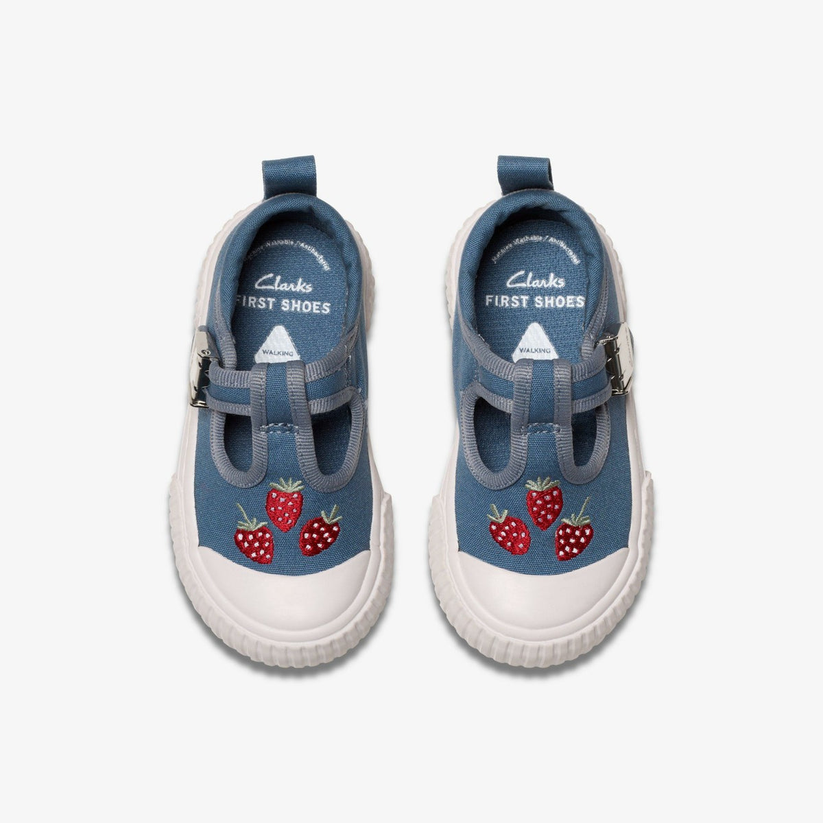 Clarks Kids|Babies Foxing Berry Toddler Blue Canvas