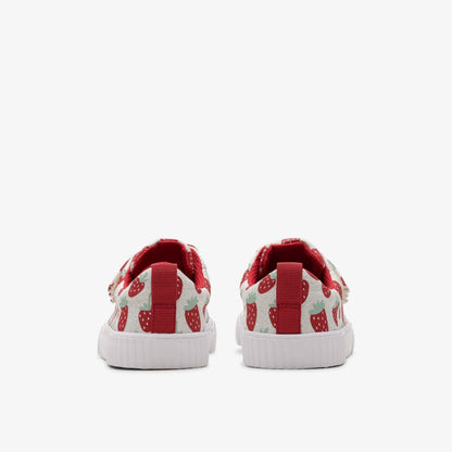 Clarks Kids Foxing Fraise Kid Cotton Metallic