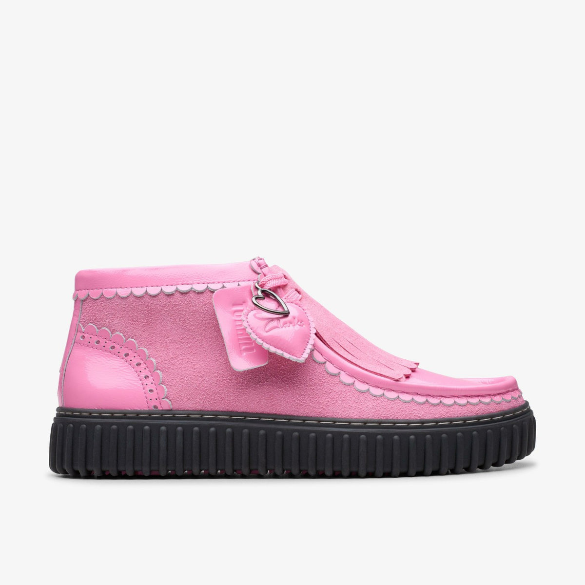 Clarks Men Torhill Heart Pink Combination