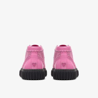 Clarks Men Torhill Heart Pink Combination