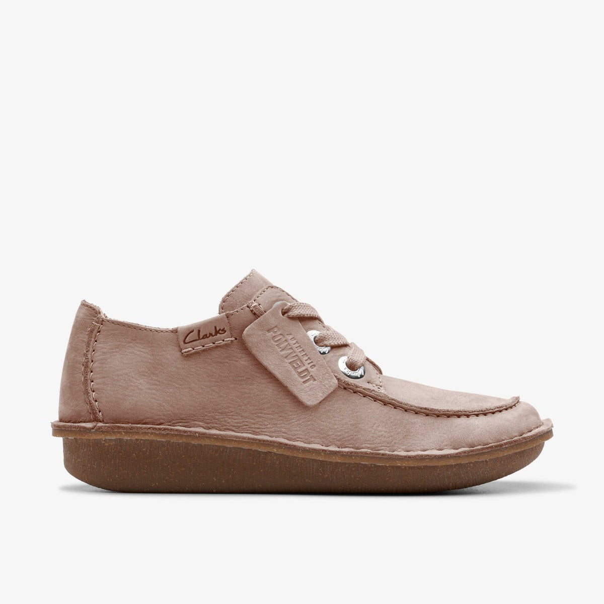 Clarks Women Funny Dream Light Pink Suede