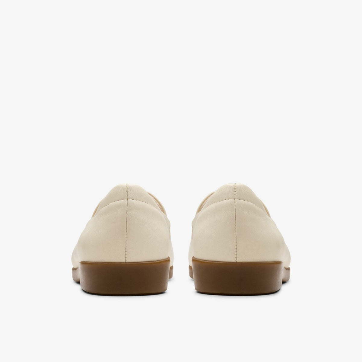 Clarks Women Georgia Cream Leather