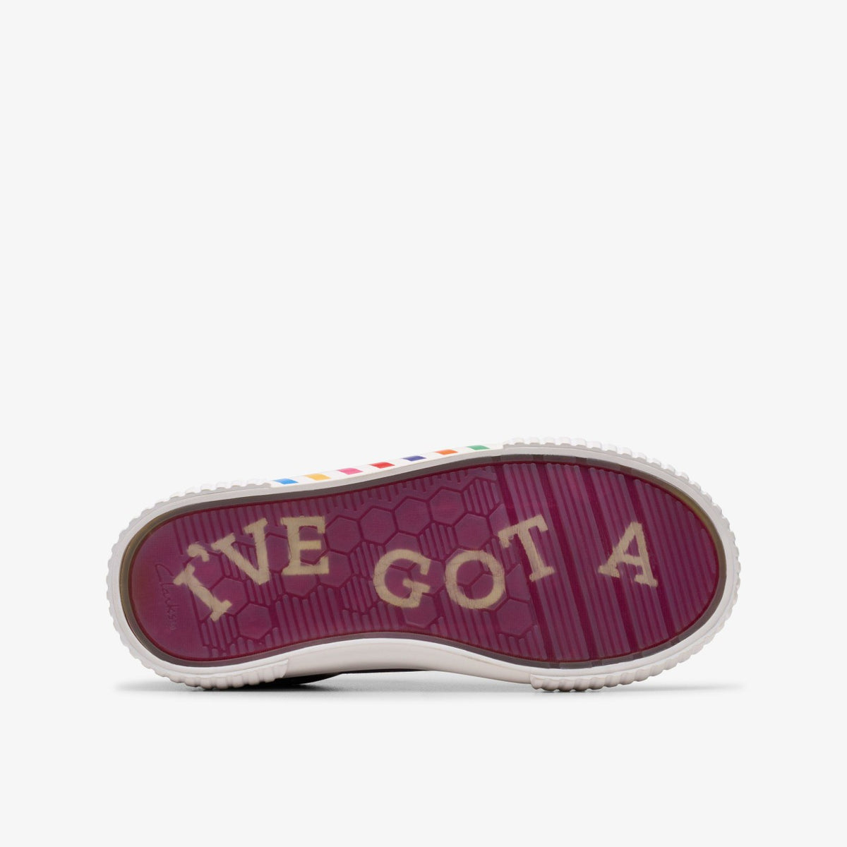 Clarks Kids Roald Dahl Charlie & the Chocolate Factory Foxing Mix Kid Purple Canvas