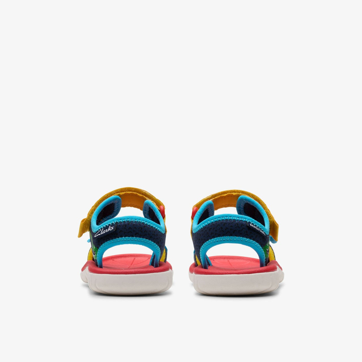 Clarks Kids Roald Dahl The Enormous Crocodile Surfing Ace Kid Navy Print