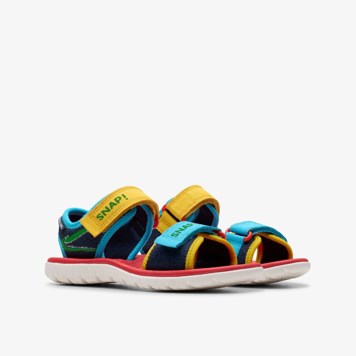 Clarks Kids Roald Dahl The Enormous Crocodile Surfing Ace Kid Navy Print