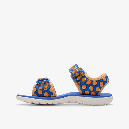 Clarks Kids Roald Dahl James & the Giant Peach Surfing Air Kid Blue