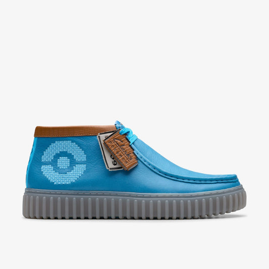 Clarks Men|Women Torhill Explore Blue Leather