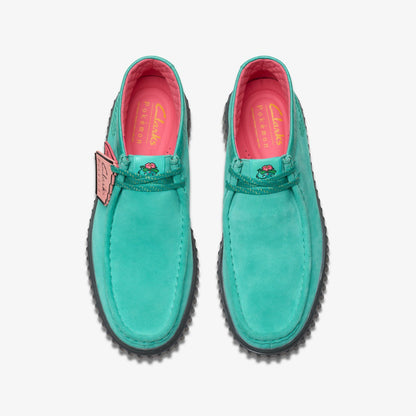 Clarks Men|Women Torhill Explore Turquoise Suede