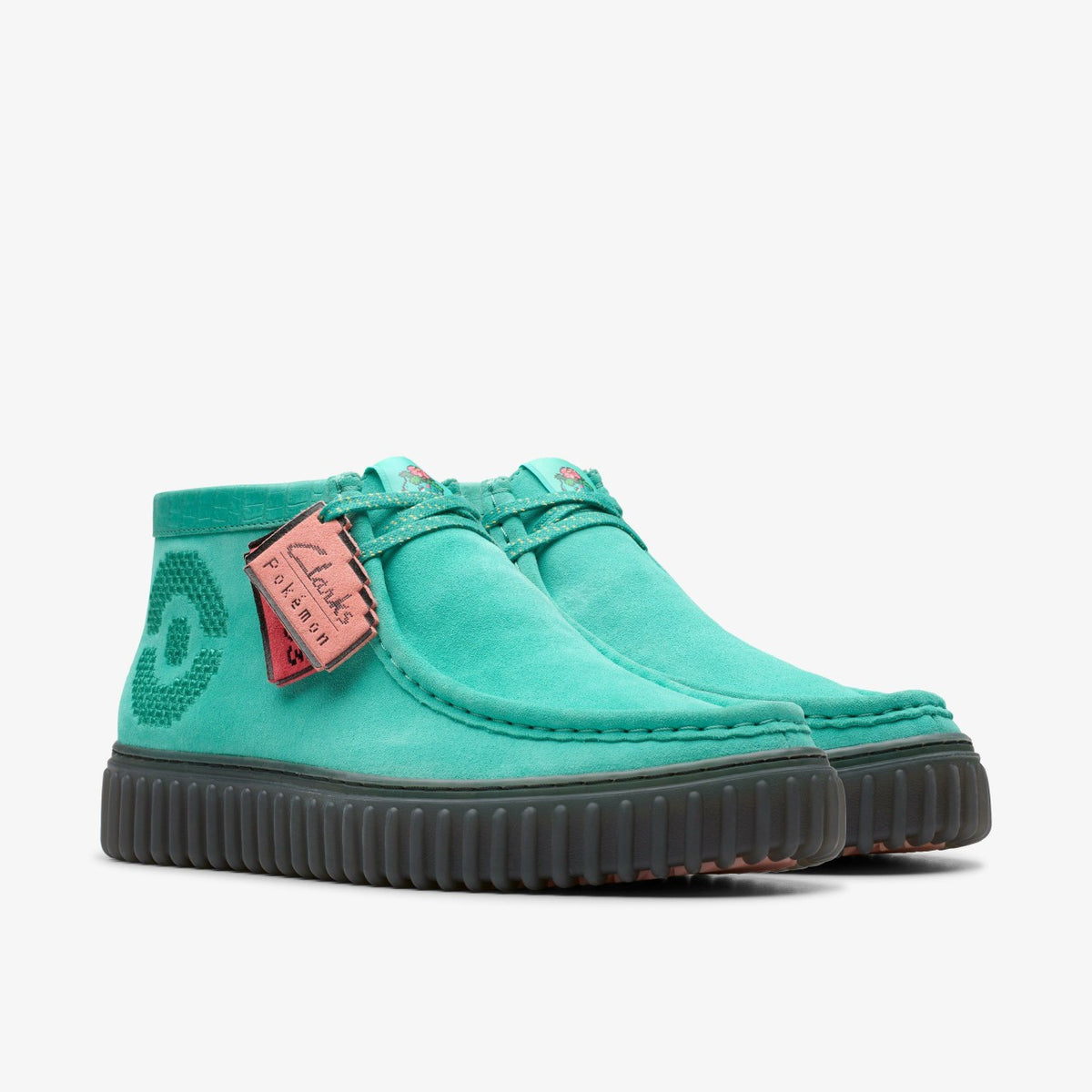 Clarks Men|Women Torhill Explore Turquoise Suede
