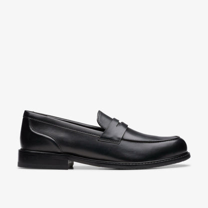 Clarks Men Craft Arlo Lo Black Leather