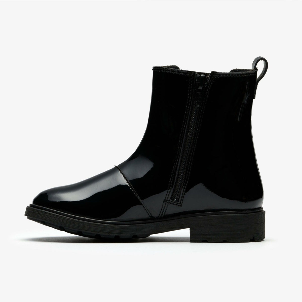Clarks Kids Astrol Orin Kid Black Patent