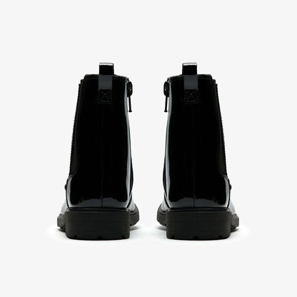 Clarks Kids Astrol Orin Kid Black Patent