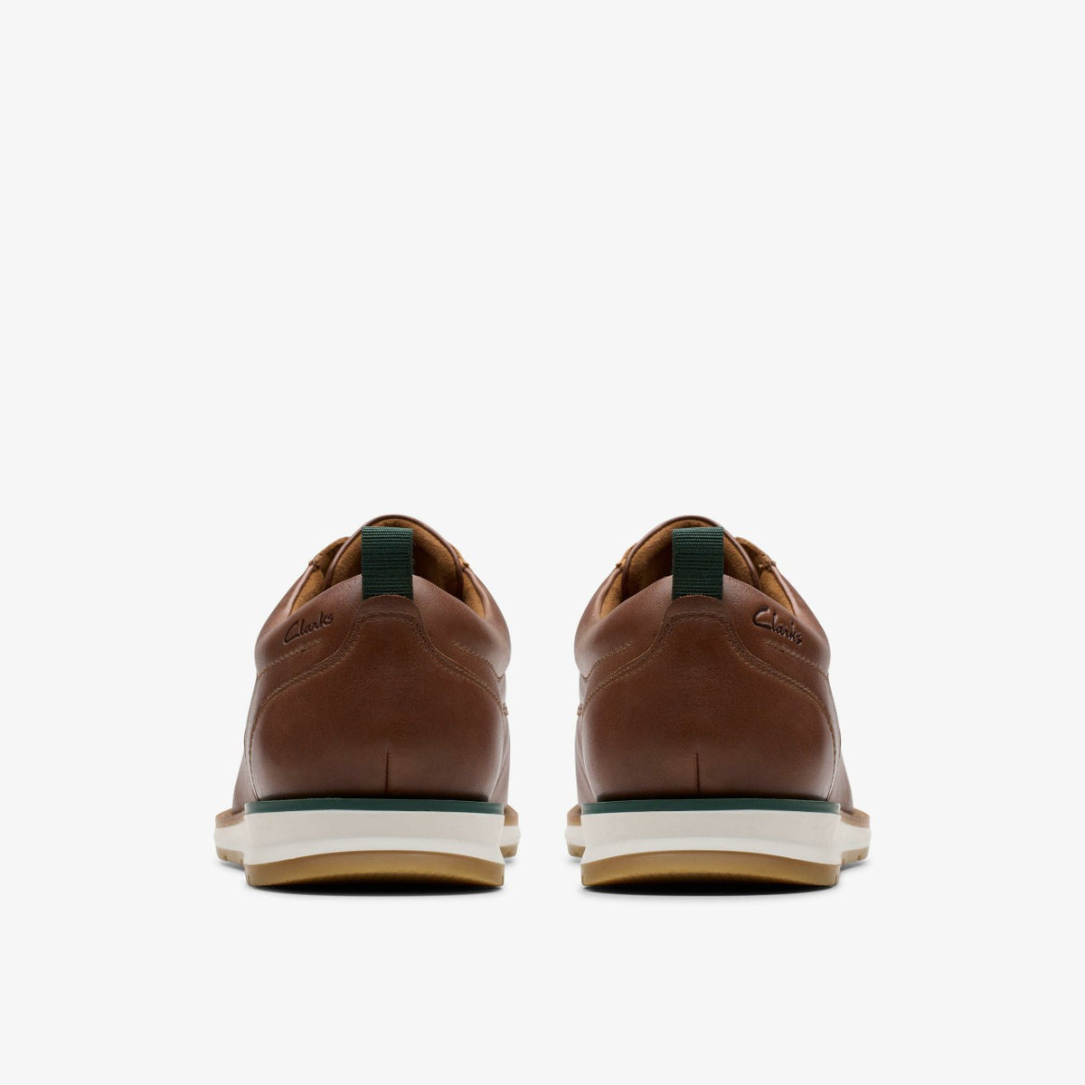 Clarks Men Lapford Lace Tan Leather