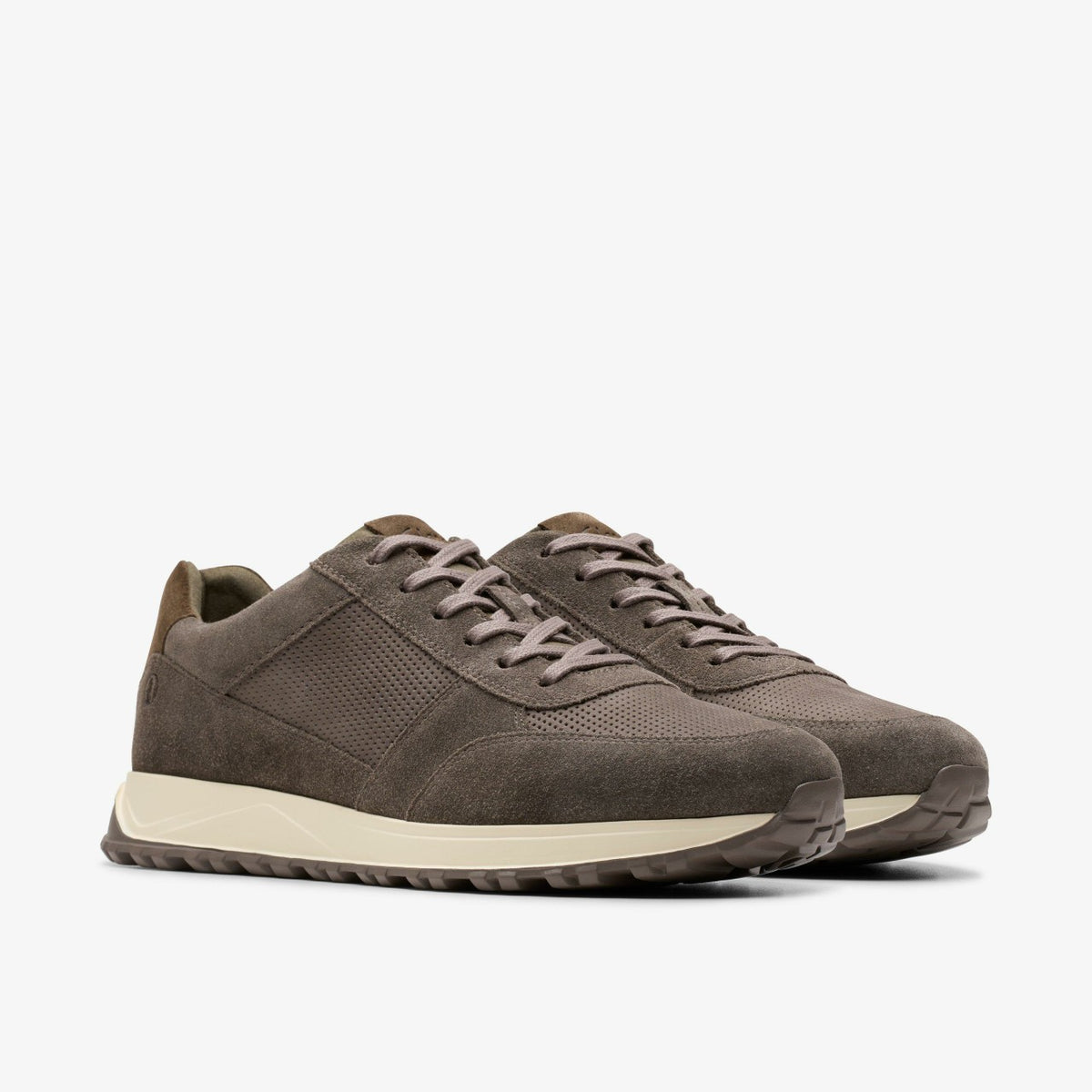 Clarks Men Radwell Lace Dark Grey Combination
