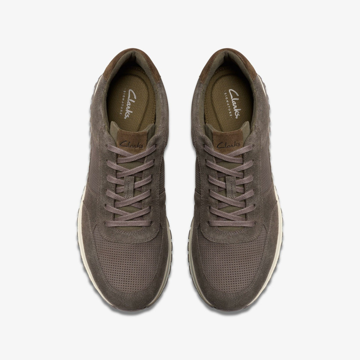 Clarks Men Radwell Lace Dark Grey Combination