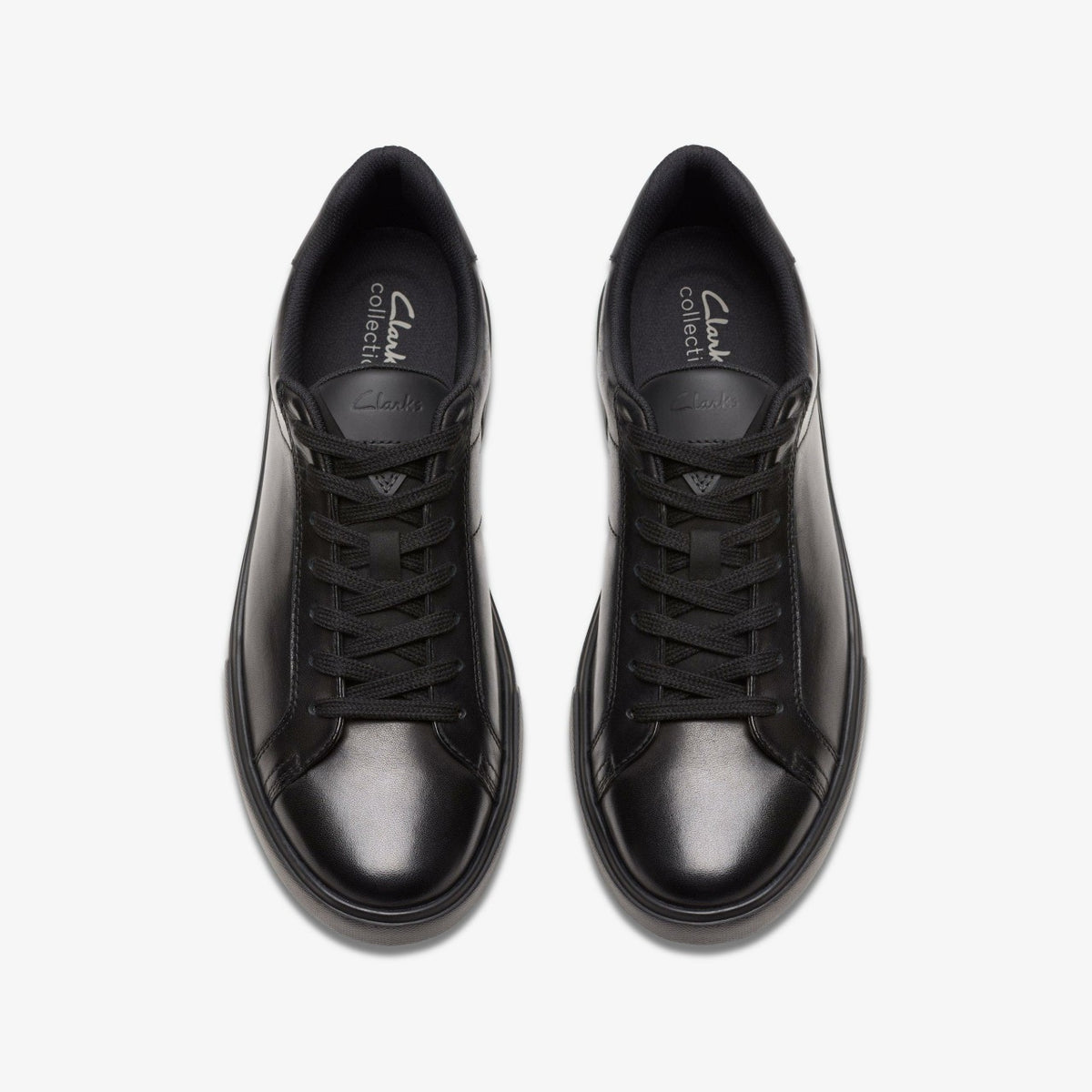 Clarks Men Romsey Lace Black Leather