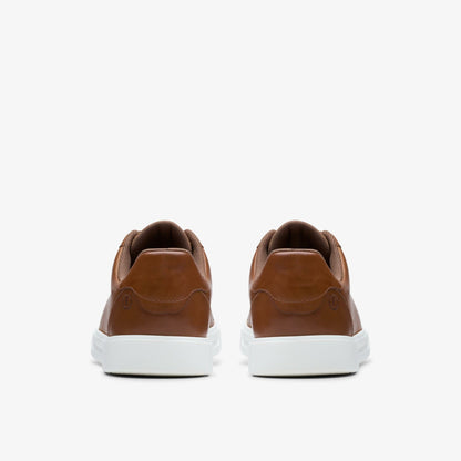 Clarks Men Romsey Lace Tan Leather
