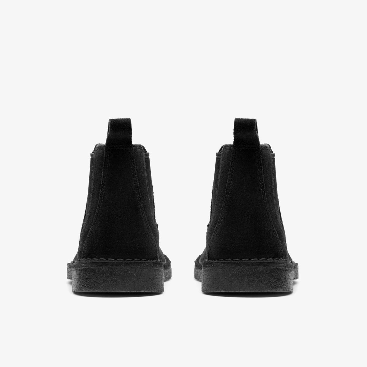 Clarks Men Desert Chelsea Black Suede