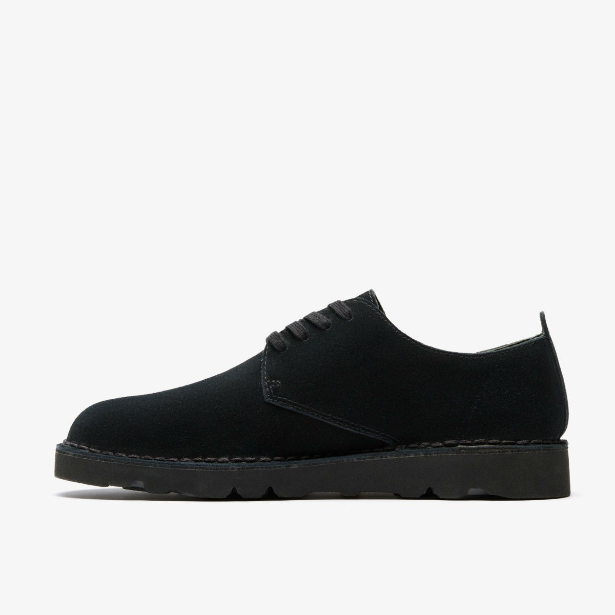 Clarks Men Desert London GORE-TEX Black Suede