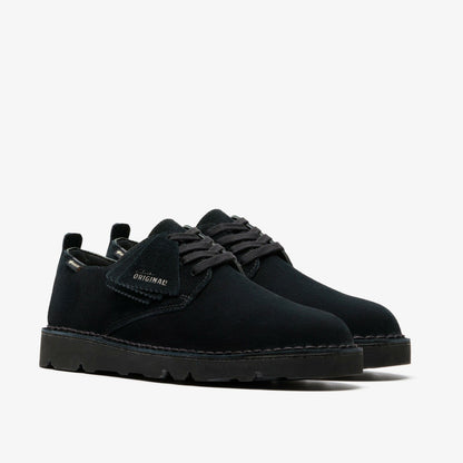 Clarks Men Desert London GORE-TEX Black Suede