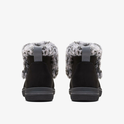 Clarks Women Brinkley Fur Black