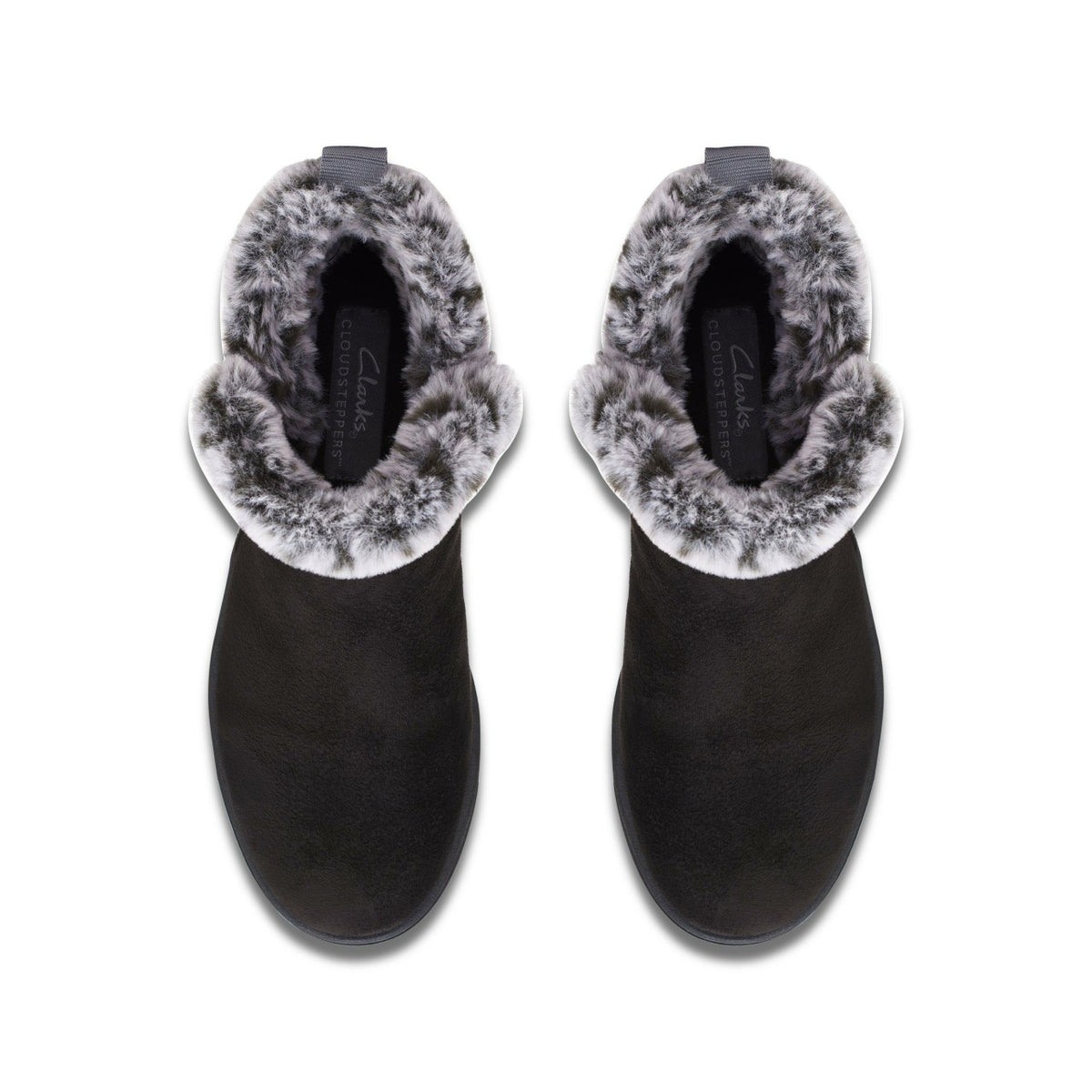 Clarks Women Brinkley Fur Black