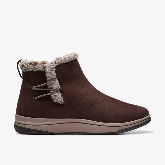 Clarks Women Brinkley Fur Dark Brown