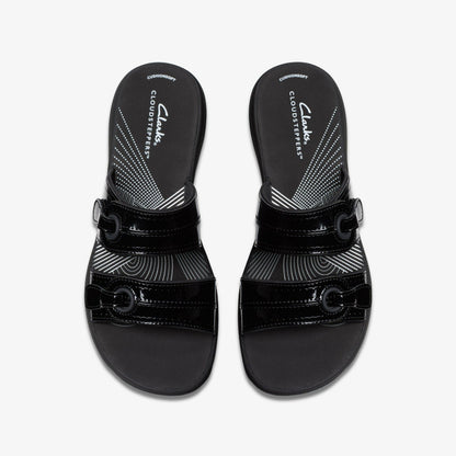Clarks Women Brinkley Maye Black Patent