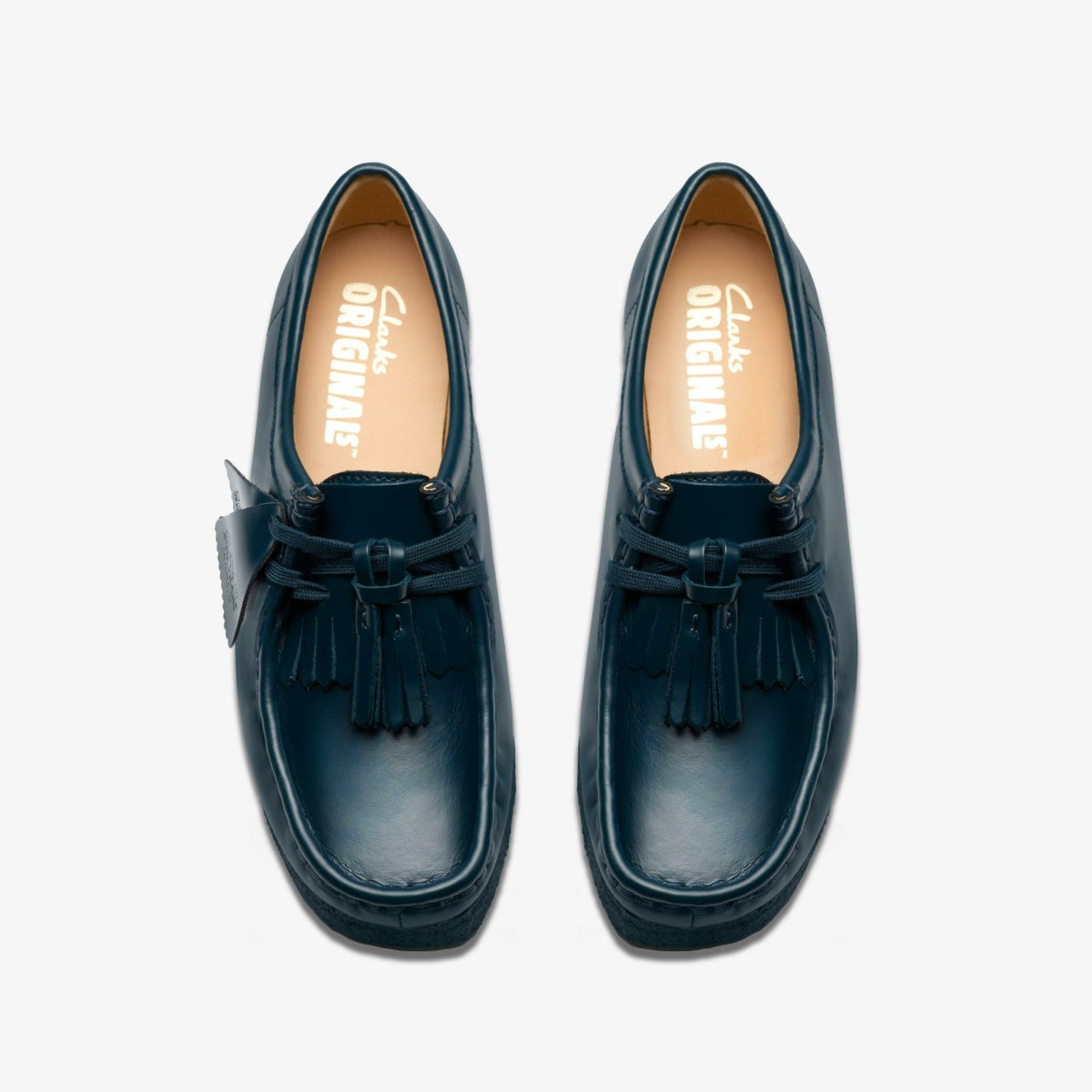 Clarks Women Wallabee Dark Teal Leather