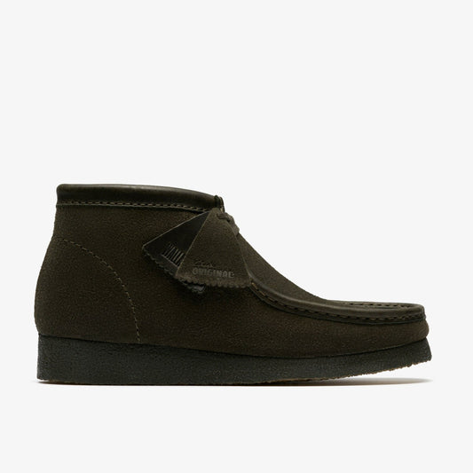 Clarks Men Wallabee Boot Loden Green Suede
