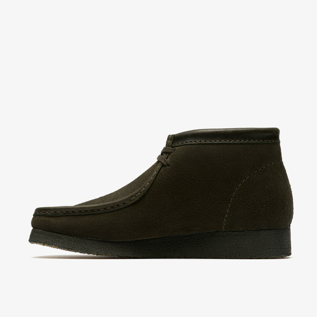 Clarks Men Wallabee Boot Loden Green Suede