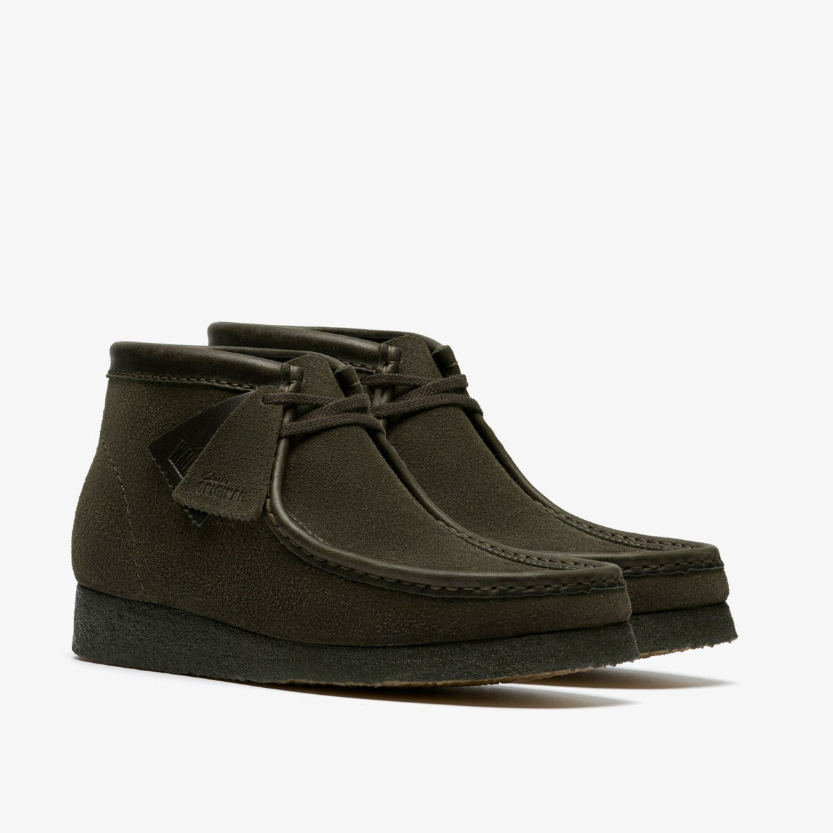 Clarks Men Wallabee Boot Loden Green Suede