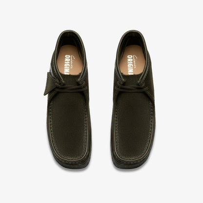Clarks Men Wallabee Boot Loden Green Suede